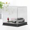 Display Case, Transparent Storage Showcase, Dustproof Shelf Collection 1/64 Scale, Acrylic Cube for