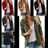 Streetwear Ladies Jacket With Cotton Blend Fabric And Multiple Pockets For Fall Spring Casual Wear