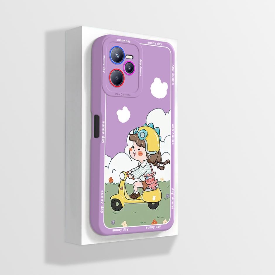 For Realme C35 Phone Case RMX3511 Silicone Soft Back Cover for OPPO Realme Narzo 50A Prime RealmeC35 Funda Cases Cute Cartoon