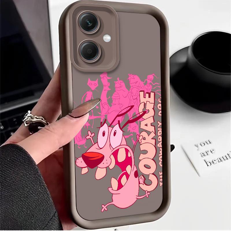 Courage The Cowardly Dog Case for Xiaomi Redmi Note 13 12 Pro Plus 4G 5G 13C 12C Turbo 11 11S 10 10S 9 10A 10C 9C A2 A1 Cover
