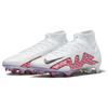 Nike Zoom Mercurial Superfly 9 Elite FG Disruption Pack Мужские кроссовки Белый кокосово-молочный Ярко-Малиновый DJ4977-101