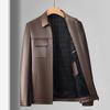 Мужская куртка в стиле business casual из искусственной кожи FMDH9258
