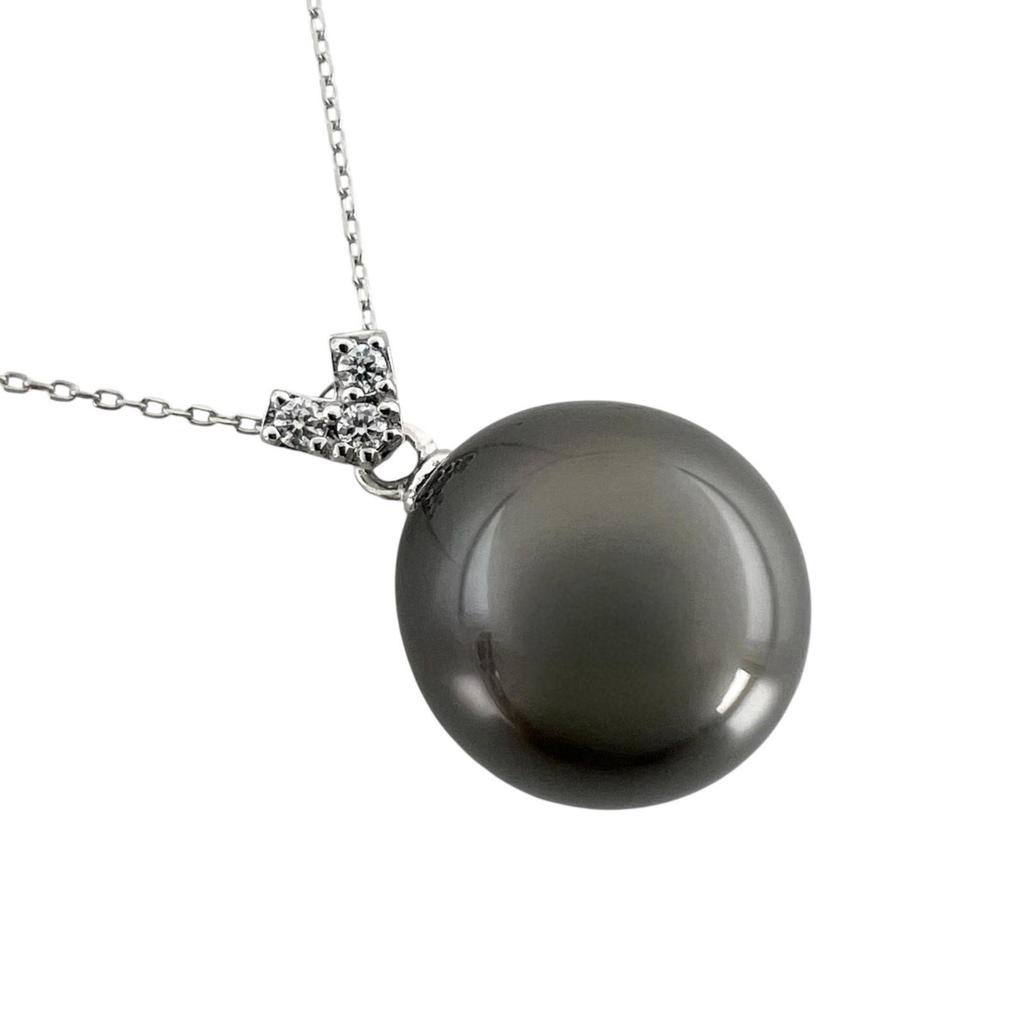 Pendant top Silver Women Pearl used