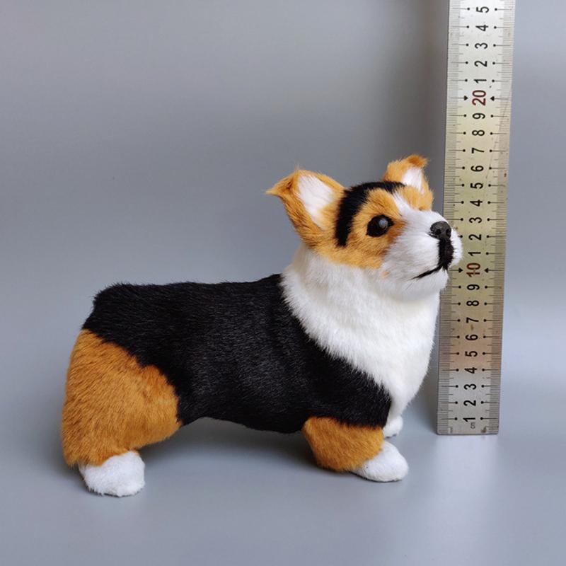 Милая Игрушка-собака Корги с короткими лапами, Модель Животного, Фигурка, Декор для Дома, Украшения, Поделки, Обучающие Фигурки, Игрушки, Подарок