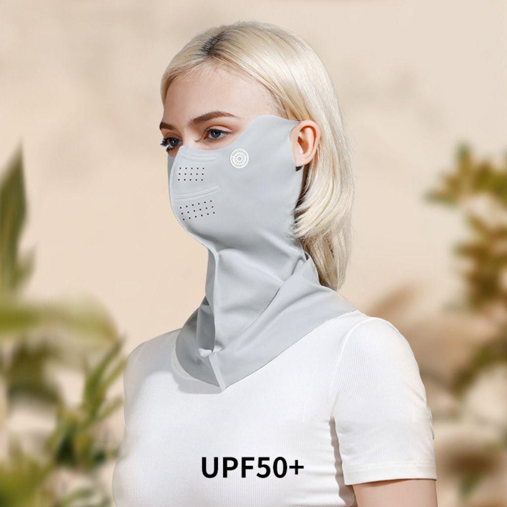 Ice Silk Sunscreen Face Mask Thin Half Face Cover New Face Cover Mask Cycling Bike Motorcycle