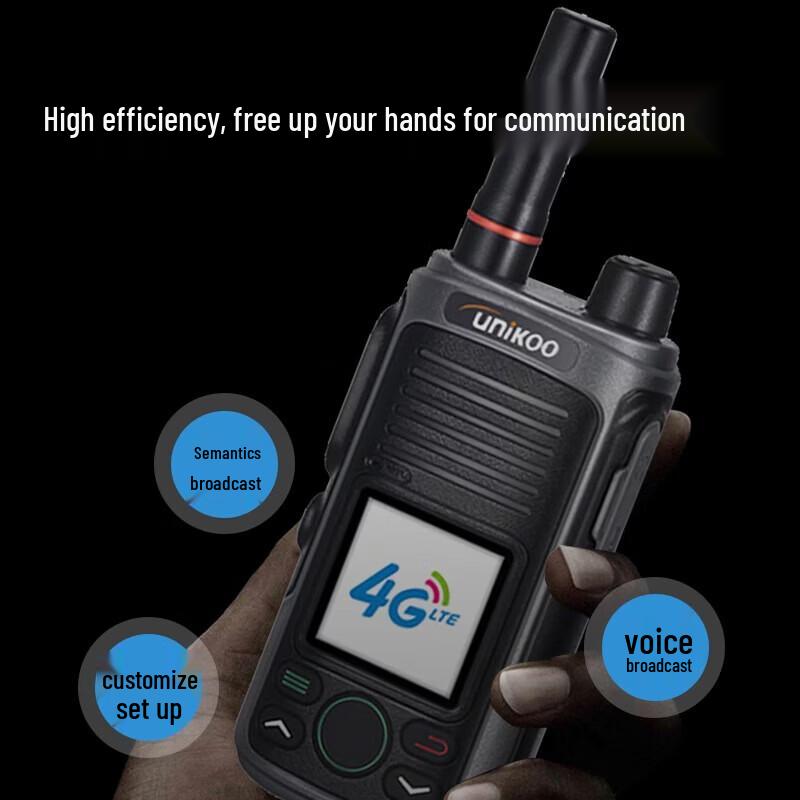 UNIKOO 4G/5G Public Network Walkie-Talkie with Unlimited Range (CN version)