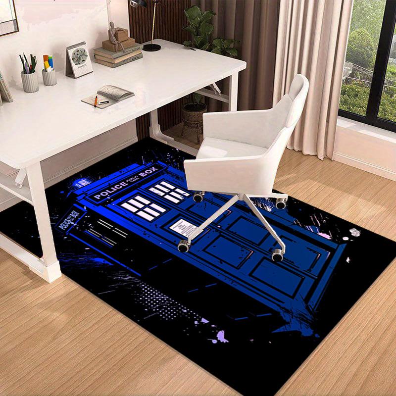 telephone booth Carpet, Chair Rug,Rug for Office Bedroom living rooms, Doormat decor Fan Gift Christmas Gift