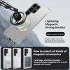 Ультратонкая металлическая краска для магнитного чехла Magsafe для Samsung Galaxy S25 Ultra S25 S24 S23 S22 Plus Ultra Бескаркасная охлаждающая крышка