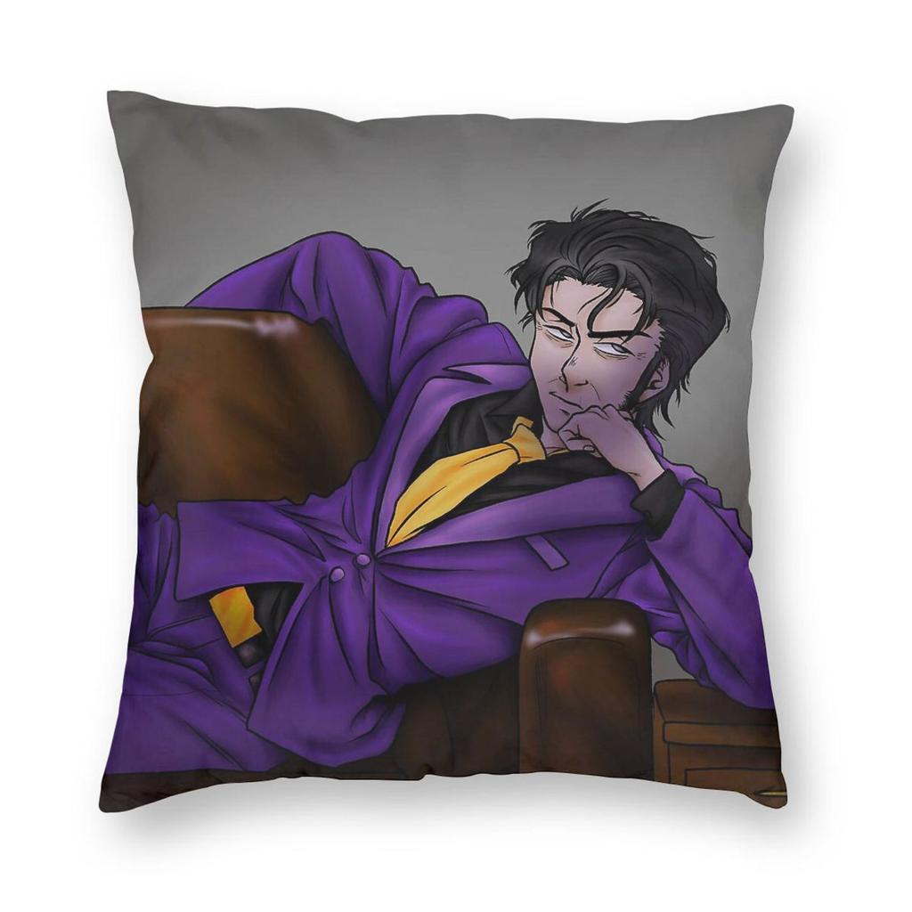 William Afton Purple Guy Square Pillowcase Polyester Linen Velvet Pattern Decor Throw Pillow Case Room Cushion Cover Wholesale