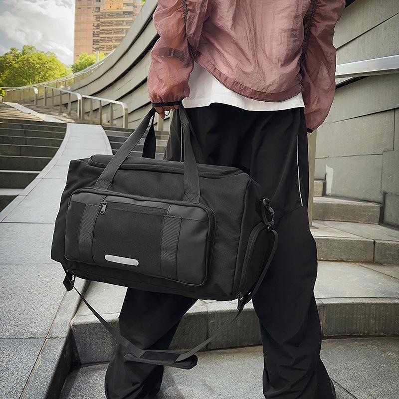 Модная повседневная дорожная сумка для деловой поездки, многофункциональная, большой вместимости, отделение для обуви, ручная дорожная сумка, разделение сухого и мокрого, фитнес-сумка