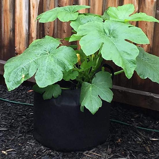 Нетканый мешок для посадки, уличный садовый горшок для растений с усиленными ручками, дышащий мешок большой емкости для выращивания помидоров и картофеля