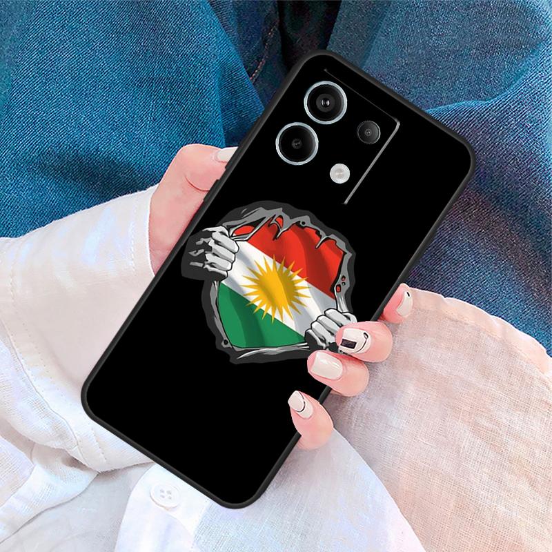 Kurdistan Flag Cover For Xiaomi Redmi Note 14 Pro 13 12 11 9 10 9S 10S 11S 12S Redmi 10C 12C 13C 14C Case