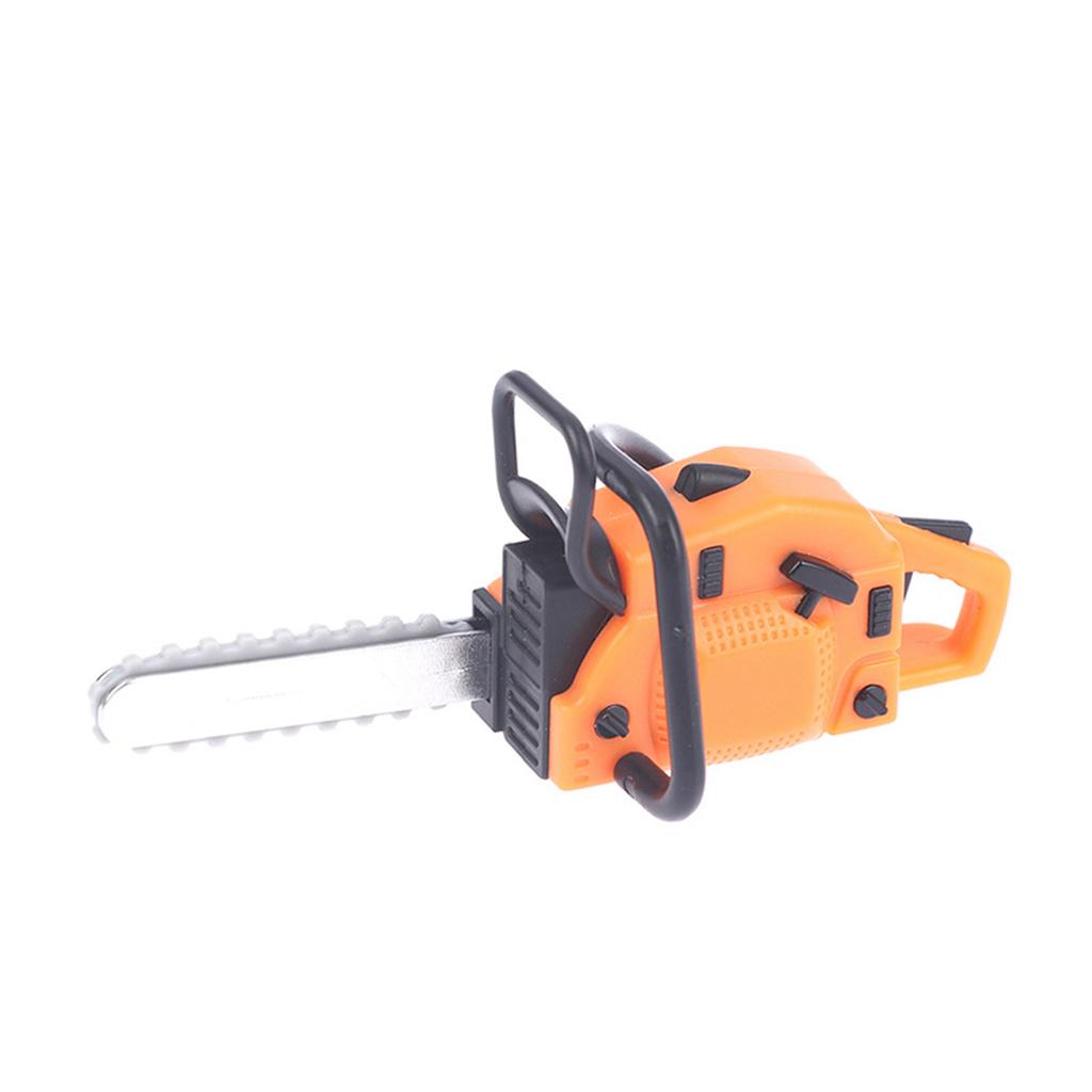 Маленькая газонокосилка для кукольного сада, демонстрационная миниатюрная бензопила, мебель для кукольного домика 1/12, украшения для кукольного домика