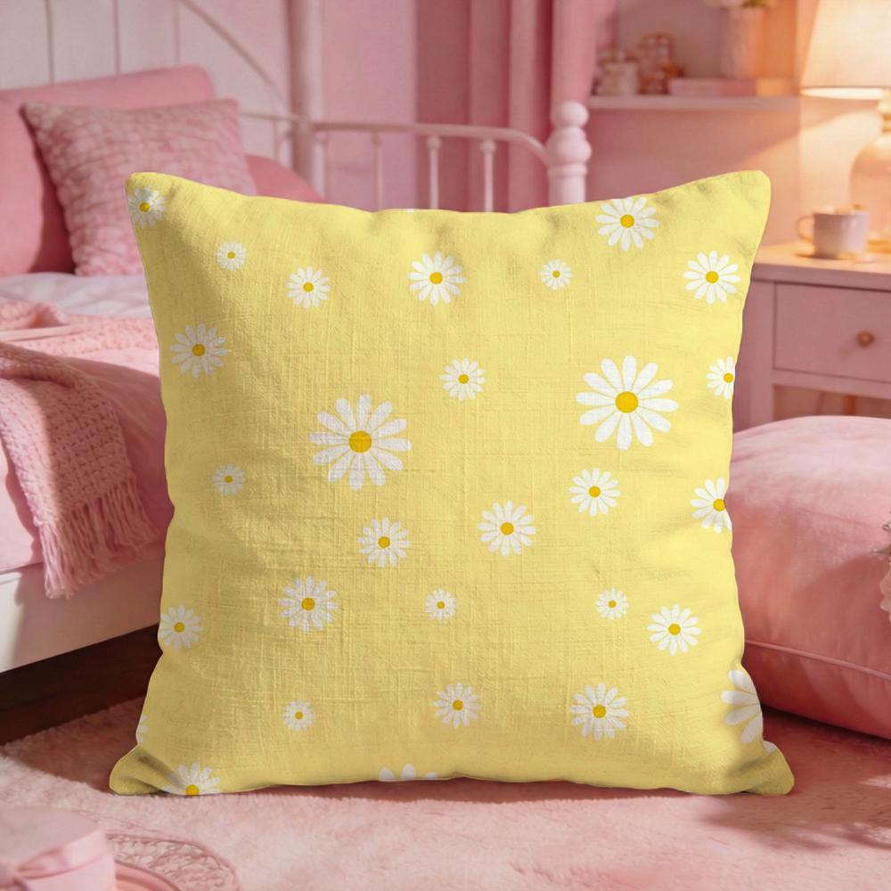 DecordaisyS Cushion Cover Premium Comfort Reversible Pillow Cove Two in One Design for Any Room Car Interior