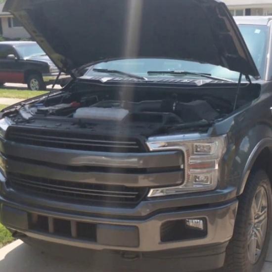 2Pcs Front Hood Lift Support Gas Spring Shock Struts For Ford F-150 2016-