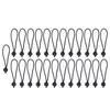 25Pcs Bungee Balls 15cm 3.5mm Elastic Rope Bungie Cord Balls for Camping Tent Storage Tarp Canopy