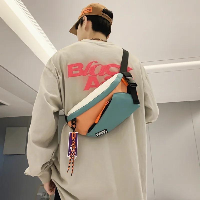 Man Chest Rig Bag Women Fanny Pack Streetwear Chest Bags Multi-function Unisex Nylon Hip Hop Waist Bag