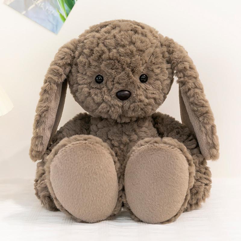 Плюшевая игрушка-животное Овечка из мягкого короткого плюша для сна и декора детей