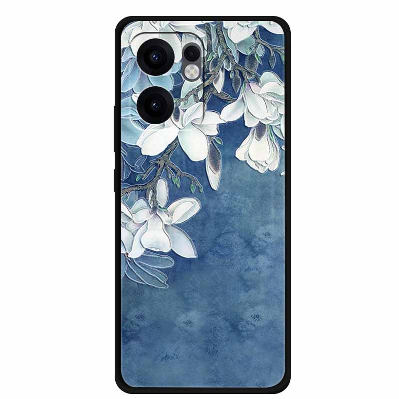 3D Тисненый Чехол Для OPPO Reno 13F 14F Чехол 13 14 F Coque Цветы Силиконовый Мягкий Задний Чехол Для OPPO Reno 13 Pro A38 A18 Чехол для Телефона