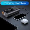 Насос для накачивания шин Компактный высокопроизводительный точный Power Bank Функция воздушного насоса с зажимами