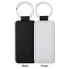DIY Dye Sublimation Blanks Keychain Creative Double Sides Blank ID Tags Keyring  Backpack Decor