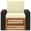 Outdoor Middle Sofa Natural