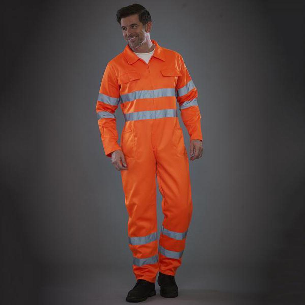 Yoko Hi-Vis Polycotton Coverall / Mens Workwear