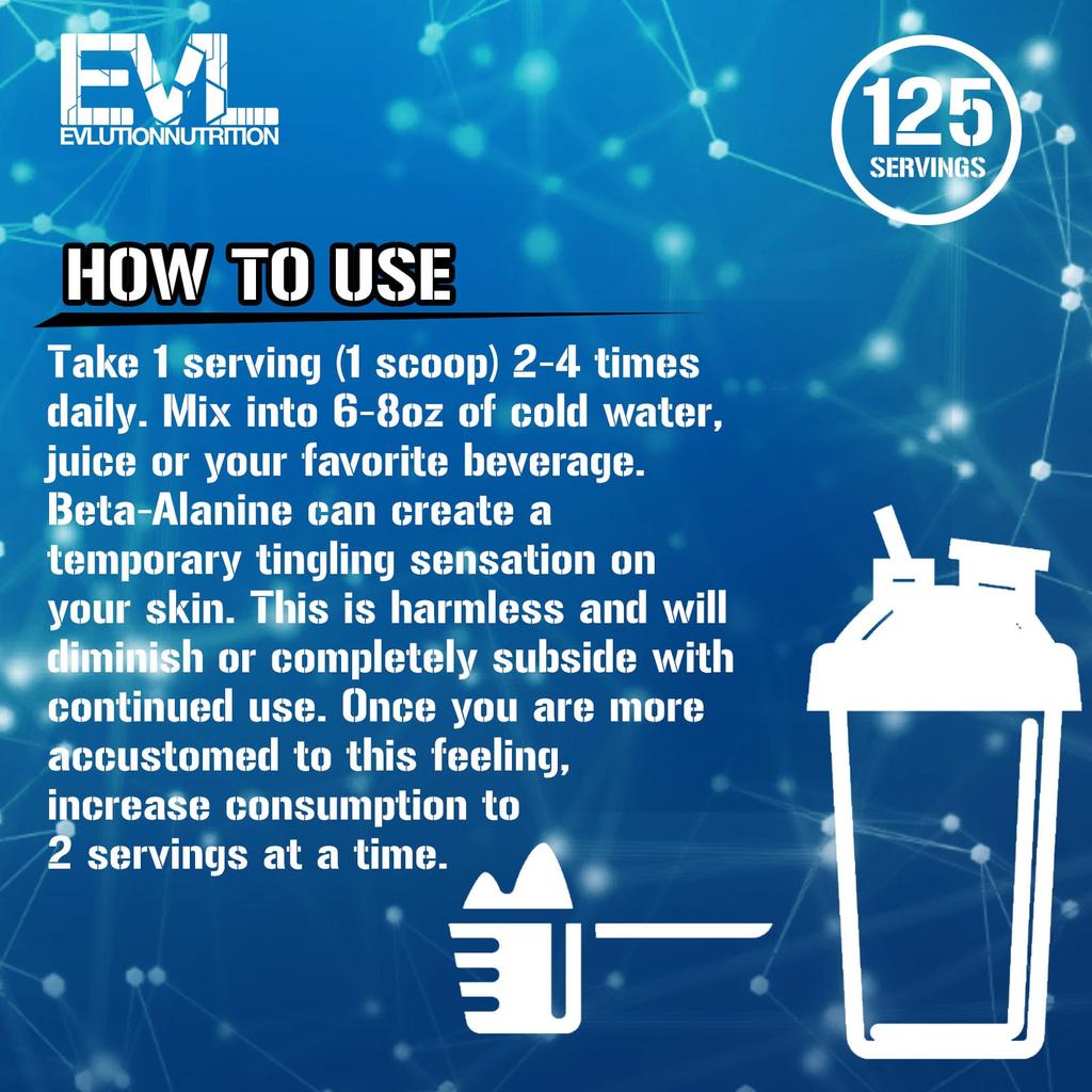 EVLution Nutrition, Beta-Alanine, Unflavored, 7.05 oz (200 g)