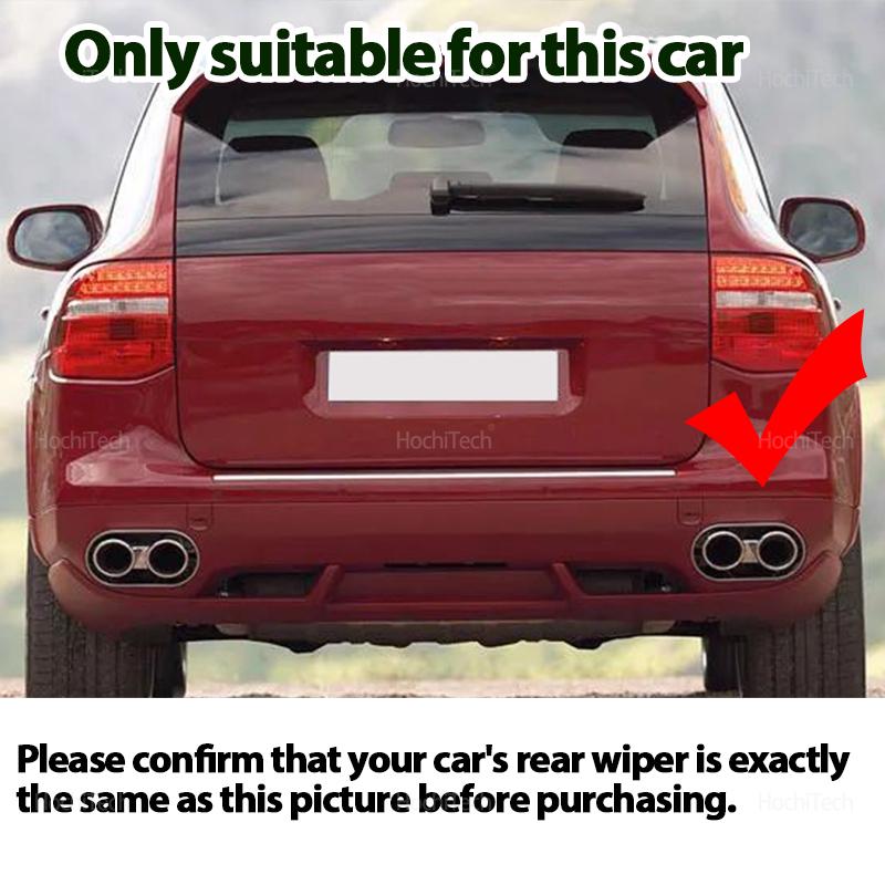 For Porsche Cayenne 2003 -2010 SUV3.0 TDIAWD-9PA Car Accessories ABS Rear Wiper Arm and Rear Blade Replacement Kit Parts
