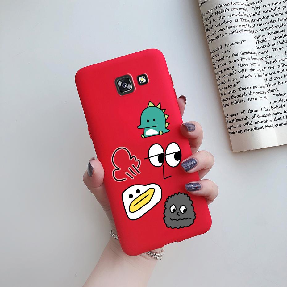 case For Samsung Galaxy A7 2017 Case Cute Painted silicon soft tpu phone back Cover Bumper For Samsung A7 2017 A720 A720f Cases