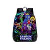 Rainbow Friends Color Anime Cartoon Print School Backpack For Boys Girls And