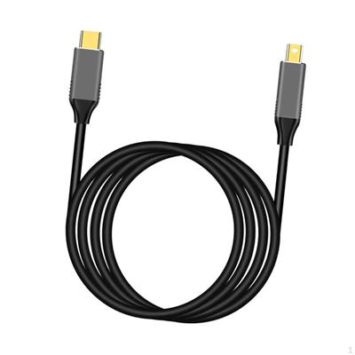 Кабель USB C - Mini DisplayPort длиной 6 футов, высокая производительность, простой в использовании разъем, прочный, Plug and Play