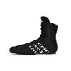 adidas Боксерские кроссовки Hog 2.0 Устойчивые к истиранию Высокие Тренировочные Обувь Унисекс Угольно-черный Белый FX0561(Team80-S-BOX)