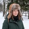 Imitation Fur Men Lei Feng Hat Thick Windproof Ski Hat Vintage Ear Protection Hat  Men