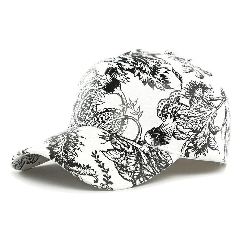 LDSLYJR Четыре сезона Полиэстер Принт Кепка Бейсболка Регулируемая Наружная Snapback Кепки для Мужчин и Женщин 114