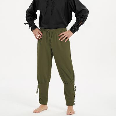 Мужские свободные повседневные спортивные штаны большого размера, средневековые винтажные повседневные брюки