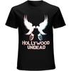 Xhaxhi Мужская футболка Hollywood Undead Мужская футболка с коротким рукавом Круглый вырез Хлопок Легкая Свободный крой(1)