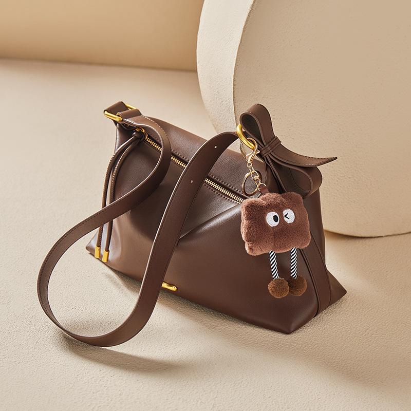 Mrs. Qiao Bag Women's 2025 New Crossbody Bag Autumn Winter Tote Bag High-end Large Capacity Single Shoulder Genuine Leather Women's Bag