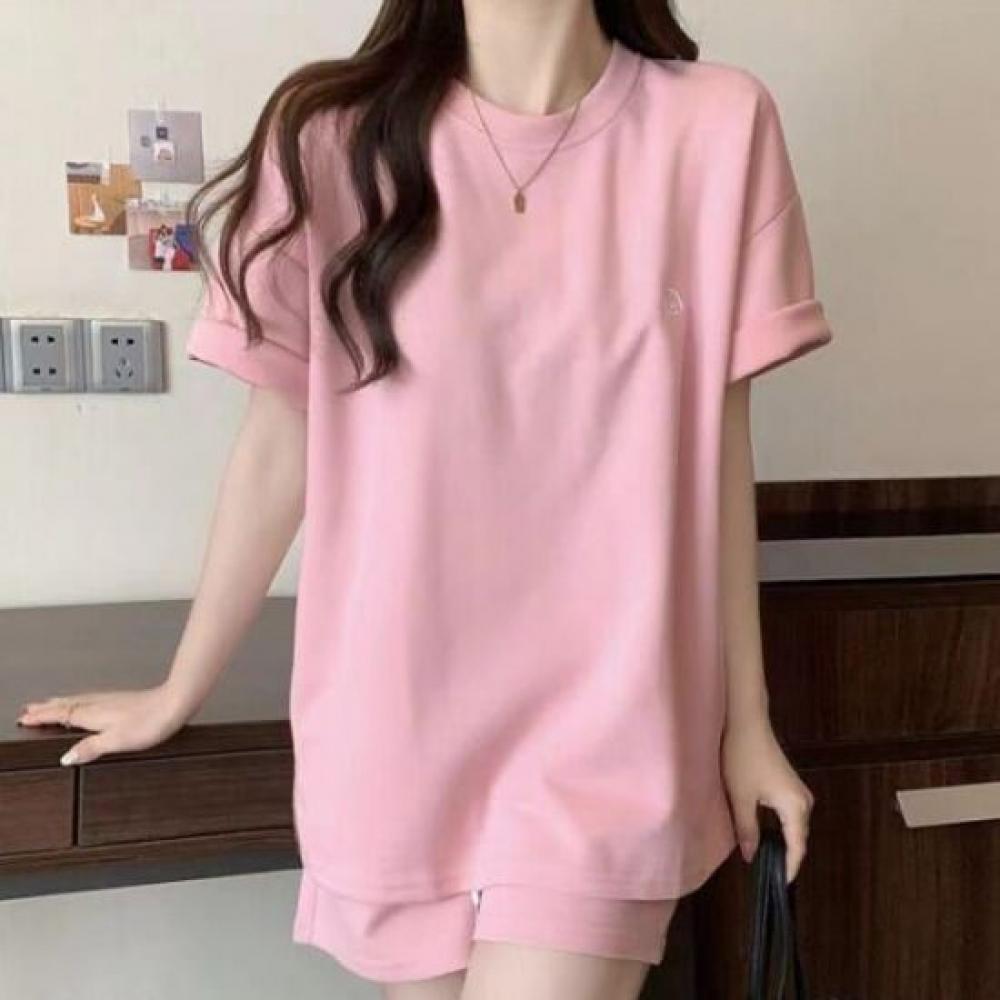 Navava Women Training Short Sleeve Shorts Two Piece Set Nt2340