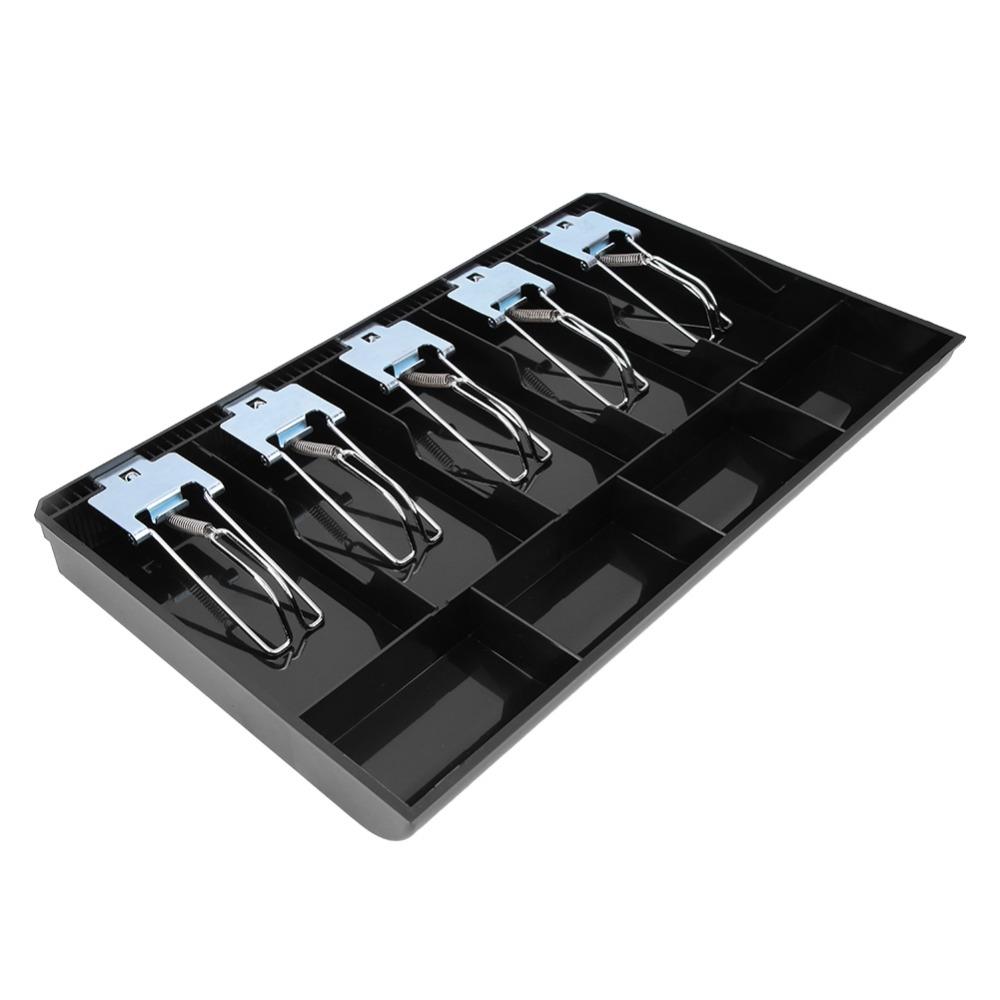 Metal Clip Cash Drawer Insert Tray Waterproof Money Tray Storage Currency Storage Box  Office Use