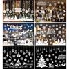 Christmas Window Sticker Merry Christmas Decorations For Home 2025 Cristmas Ornament Xmas Navidad New Year 2025 Natal Gifts