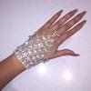 Elegant Tassel Bracelet Creative Finger Bangle Bracelet Rhinestone Bracelet  Bridal Accessories