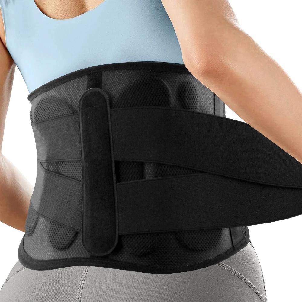1 Pcs Ergonomic Back Support Brace with Lumbar Pad Lumbar Back Support Belt Relief From Sciatica Herniated Disc Men and Women