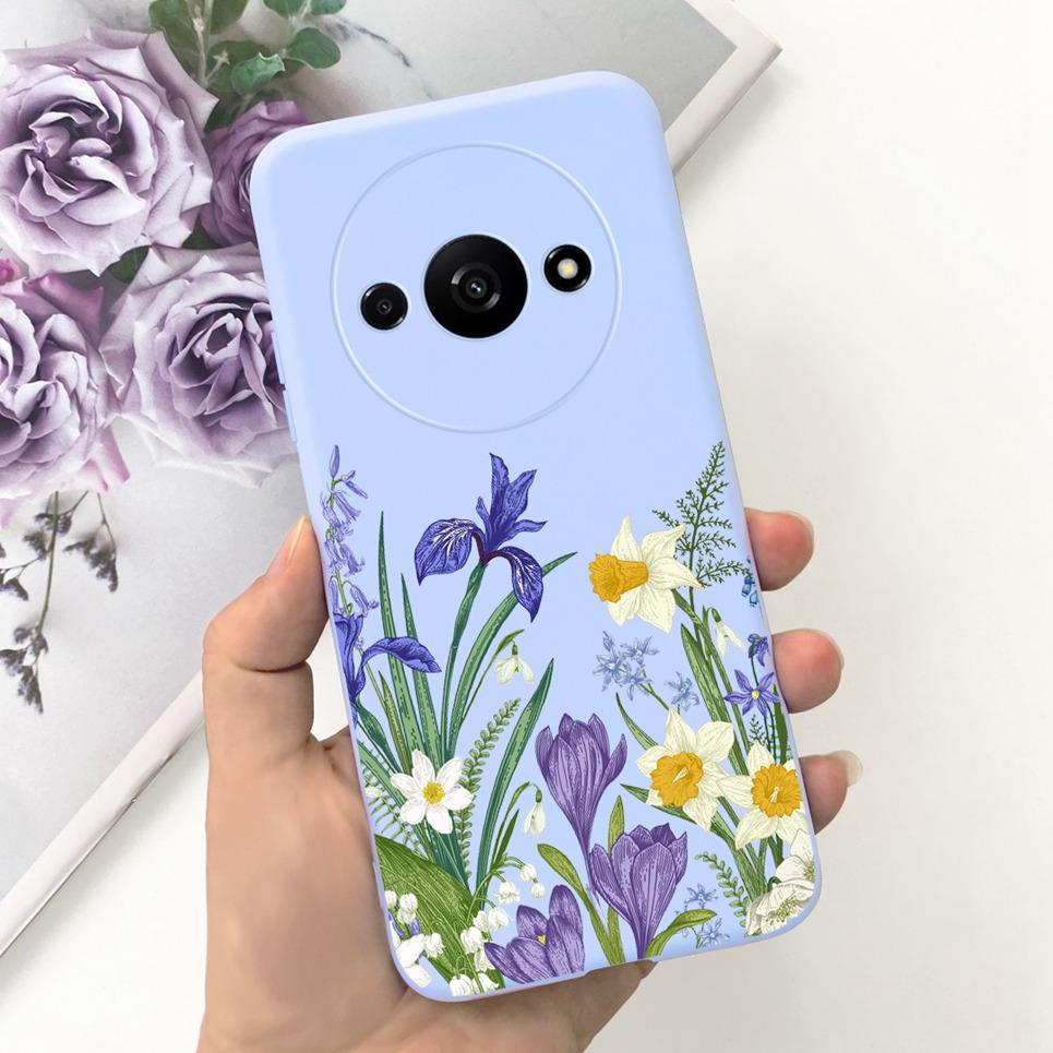 Для чехла Xiaomi Redmi A3 Женская мода Девочковый Цветок Бабочка Бампер Для Xiaomi Mi A3 Mia3 RedmiA3 Чехол Мягкий Силикон