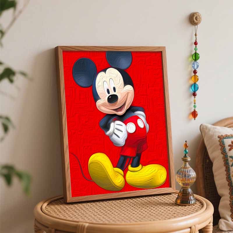 Disney Набор «Раскрась по номерам» Микки Маус Арт Рисование Холст DIY Картина Домашний Декор Принадлежности Для Взрослых Спальня Стена Гостиная Подарок