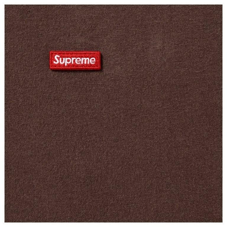 Supreme Футболка с маленькой коробкой (26СС) Темно коричневый