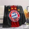 Custom Name FC Bayern MunichFlannel Blanket, High quality Comfortable for All Seasons, Home Decor, Warmth and Comfort