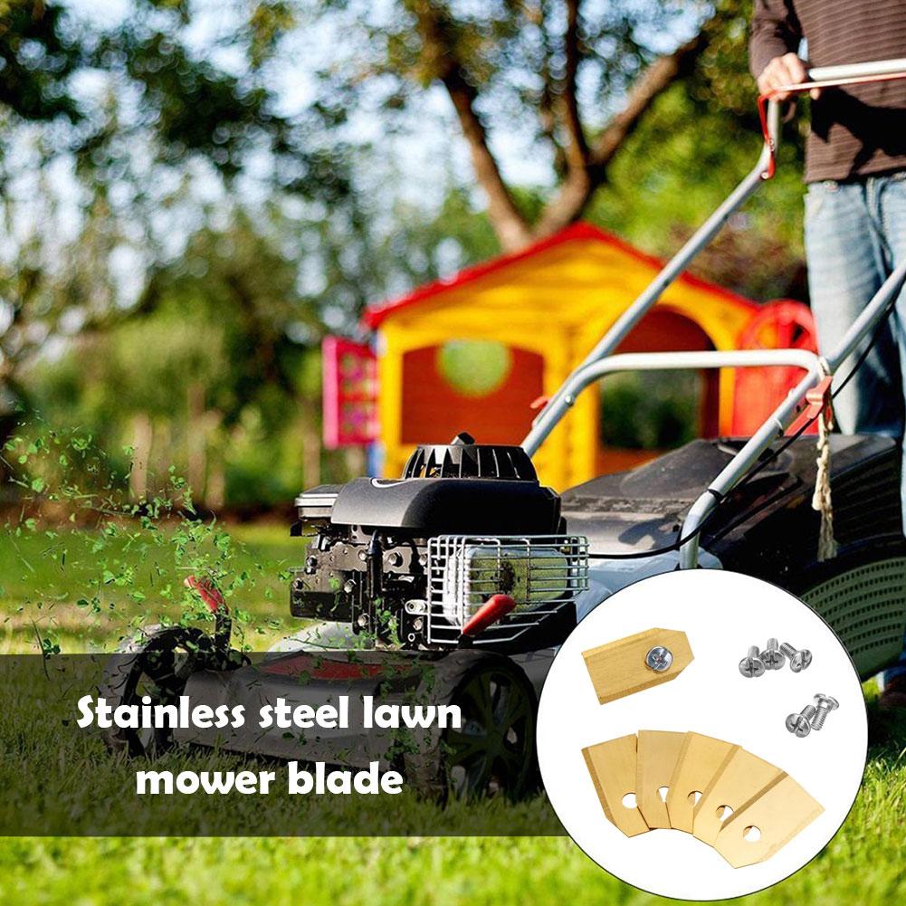 30 шт. Комплект режущих ножей для газонокосилки Набор лезвий для газонокосилки из нержавеющей стали 0,7 мм Острые для Husqvarna Automower/Gardena