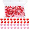 100 шт. Розовые Красные Кнопки-гвоздики Сердечки Любви Многоразовые Канцелярские товары
