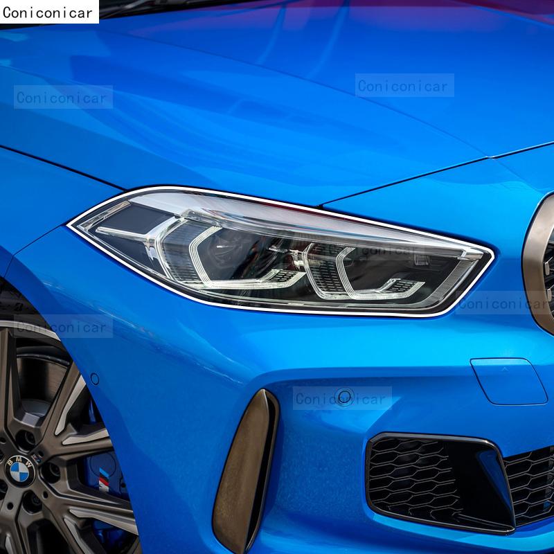 Car Headlight Protection Transparent Repair Anti-Scratch Protective Film TPU Stickers For BMW 1 Series F40 - Accessories